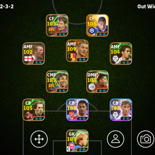 Amazing Account-Power 3217-Barcelona-Real Madrid Team-Rare 7 Manager-Eden Hazard 109-Adriano 105-Javier Saviola 105-Deco - Image 1