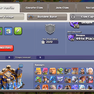 🔥Scenery Account🔥 || Th18 || High Epic Equipment || Heroes 90-96-72-75-45 || 1400 Cwl Medals || 6 Builders || Cheapest - Image 2