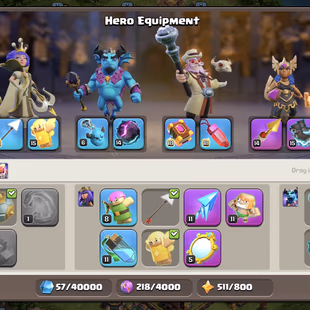 || Xp145 th 14 account|| Royel champion max || Wall max|| 7Epic equipment|| Name change Available|| Cwl medel 269 ||  - Image 7