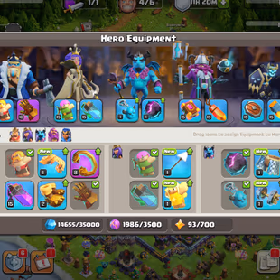 T34-TH16-2.114 Medal War League-XP 258 BK89 AQ90 GW68 RC41 Milion 71-Nice Troops-Good Magic Items-Skins Hero-Good Base - Image 5
