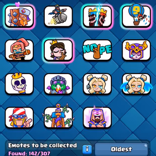 70 XP 115 🔥 63 Elite Cards 💎20 Evolution | 142 Emotes | 12 Tower Skins | Instant Delivery - Image 7