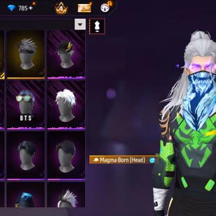 X257|Lvl 53|28 CHARACTER|19 BUNDLE SET|82 COSTUME|24 VEHICLE|112 WEAPON(2 EVO+17 MYTHIC)|BLUE DRACO AK47 LVL 4|GALAXY HO - Image 6