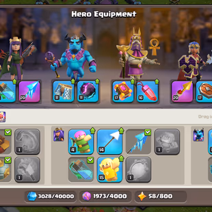❗[ PREMIUM TH-16 ]❗G.G [20] - FA [20] - RS [20] - SB [18] - FB [14] || QUEEN: 72 [RARE] || NICE DEFENCES - Image 5