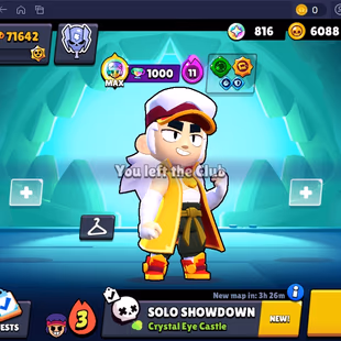 235 SKINS | 35 HYPERCHARGED | PIN 11.11 | FURIOUS FANG | 71.642 TROPHIES | 95 BRAWLERS | 42 MAX BRAWLERS | 1 BUFFIES  - Image 2