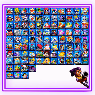 [ PREMIUM ]  84K TROPHIES || 100 BRAWLERS || 70 MAX || 64 HYPERCHARGED || 16 BUFFIES || 395 GOOD SKINS || 59K BLING - Image 6
