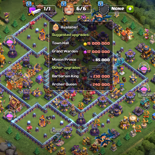 🌟 BEST OFFER | TH 15 FULL MAX DEFENCE 🌟 | HERO 85-86-47-63-40 | 11 HIGH LEVEL EQUIPMENT | BASE MAX | NC 500 GEMS - Image 1