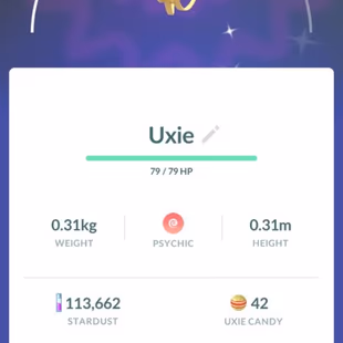 0P BEST STARTER LEVEL 24 2x SHINY LEGENDARY SHINY AZELF UXIE 50x LEGENDARY 2x SHINY 123x RARE CANDY - Image 3