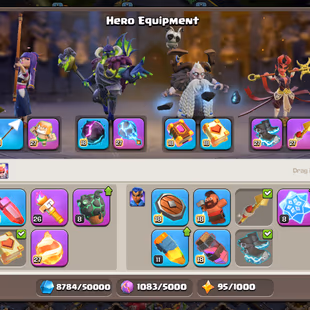 🔥6x HERO MAX!8x EPIC EQUIPMENT MAX🔥XP 242!TH 18 NEAR MAX!HERO-105-105-95-80-55-25!NEAR MAX TROOPS!CLOSE MAX DEFANCE - Image 7
