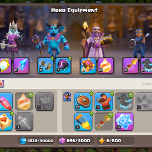 🌲[ TH-15 NEAR MAX ]🌲 5'500 GEMS || SB-RS-EB [21] || FB [20] || HEEOS: 83-85-51-61-30 || GOLDEN WALLS || BEST DEAL - Image 6