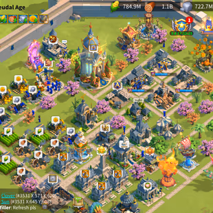 86M - Vip 17 - 19  Commanders - 23 Passport  - 293 Gold Head - 34k Gems  - 1 Farms - 3 Skin house - Image 2