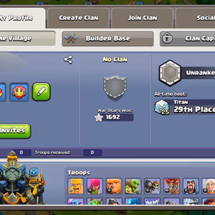 🔥[AT]🔥 Th17 LITERALLY MAX ACCOUNT || ALMOST MAXED HEROES(93-96-65-75-49) || ALMOST MAX PROFILE || 500 GEMS NAME CHANGE - Image 3