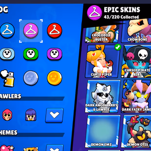 219 SKINS | 20 HYPERCHARGED | 70.242 TROPHIES | 98 BRAWLERS | 31 MAX BRAWLERS | 2 BUFFIES  - Image 2