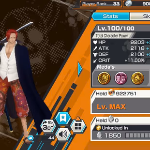 BR665-IOS+Android-6 Ex Meta Max(Garp Skin+Sabo+Kuzan+Shank v4+Zoro+Lucci)+Good Medal+Support 152+S-Hawk Max+Jabra Max - Image 8