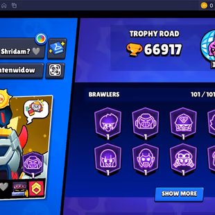 ⭐402 SKINS⭐71.000 TROPHIES | 101 BRAWLERS | 63 HYPERCHARGE | 65 MAX | 30 PRESTIGE | 22 BUFFIES - Image 5