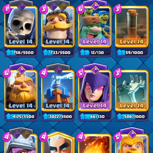 🔥[ 90X CARDS ]🔥LVL: 63 || 18X ELITE CARDS || 1X LVL 16 [RARE] || TROPHY: 11000 ||| 13X EVOLVED || FAST DELIVERY  - Image 6