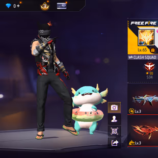 X241|Lvl 64|STORM CONQUEROR|143 COSTUME|34 VEHICLE|220 WEAPON(6 EVO+33 MYTHIC)|Groza PopBlaster Lv.4|M4A1 Draco Lv.3|COB - Image 1