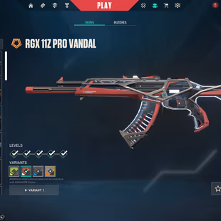 EU | 8 Skins | 1 Knives | Prism Knife | Protocol781-A Phantom | RGX 11z Pro Vandal | 7.2K VP Spent | Unranked - Image 4