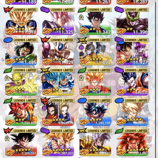D965-IOS+Android-LR Super Vegito+6 UL(SS4 Goku+SS4 Vegeta+SS4 Gogeta+SS Goku)+43 Legend Limited+Good Equipment+Good Team - Image 5