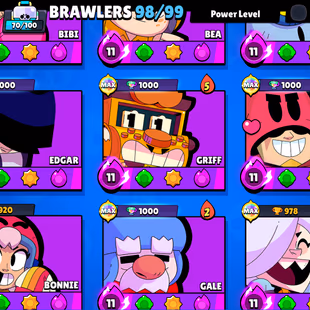 BEST OFFER 🎄 86.8K TROPHY 🎄 98/99 BRAWLER | 70X MAX | 63X HYPER | 370X SKINS | 150X EPIC SKINS | DELIVERY INSTANT - Image 5