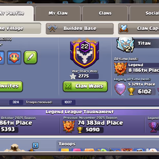 15/15 EPIC MAXED | TH-18 FULL MAX | 6X HEROES MAXED | LAB/DEFENCE/ WALLS FULL MAXED | 6X RARE SCENERY | DRAGON SET - Image 3