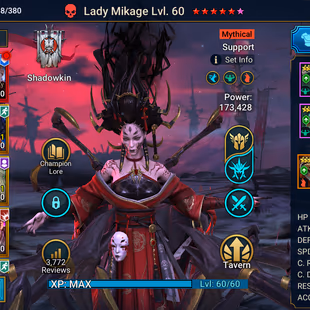 Mythic (Mikage - Darksmile - Anomaly) - 130 Champions LV 60- 23 Void - Image 4