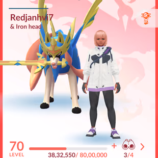 🔥CROWNED ZACIAN 💎 SHINY BG ZAPDOS  [] 4 SL [] 200 SHINY [] LEVEL 70 [] 102 LEGENDARY [] 11 LBG [] 8.5M STARDUST - Image 1