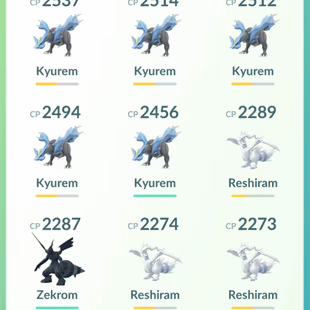 CAN MAKE SHINY FUSED KYUREM[] LEVEL 50 [] LEGENDARY 22 [] SHINY 21 [] POKEMON 70 [] RENAME AVAILABLE  [] CHEAPEST - Image 6