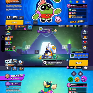 🔥 92.400 TROPHY 🏆 | 100/100 BRAWLERS | 63 MAXED BRAWLERS | 335 SKINS | XP 131 | FULL MAIL ACCESS | HYPERCHARGED 49 - Image 2