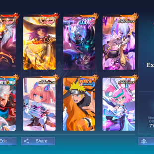 Exalted IV | FRANCO LEGEND | LESLEY LEGEND | HAYABUSA 11.11 | XBORG METRO LUKAS NARUTO 3X ASPIRANTS | AND MANY OP SKINN - Image 1