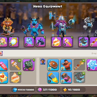 Th18 | Hero-99-100-75-50 | [Blacksmith [15-Epic Almost Max] |  Strong Profile | XP-196 | NC-Yes | BEST-DEAL   - Image 6