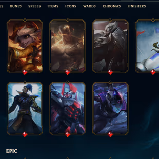 SEVER [ TR ] - 404 LVL  - GOLD I  - 127 SKINS - FULL CHAMP [45095 BE - 38 RP ] - FULL ACCESS  - Image 2