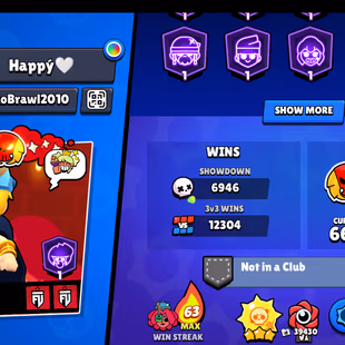LEADERBOARD PRESTIGE - 2 | 100K H.TROPHY | 100/99 BRAWLER | 84X MAX | 72X HYPER | 350X SKINS | 640X PINS | BEST DEAL - Image 4