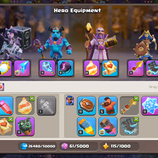 🔥Scenery Account🔥 || Th18 || High Epic Equipment || Heroes 77-85-64-75-46 || 6 Builders || Low Nc || Cheapest - Image 5