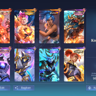 RC396|LV 103|HERO 131|SKIN 326|RENOWNED I|ALL EMBLEM MAX|VALIR LEGEND|KARINA KOF|CLAUDE PRIME|NATALIA COLLECTOR|2 LUCKYB - Image 1