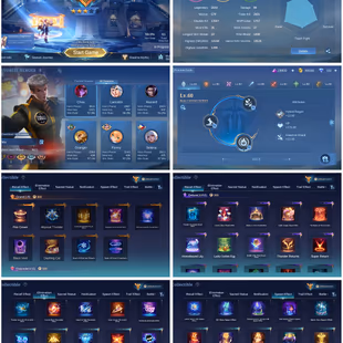 [IOS/ANDROID] CEL LVL 135 | 132 HEROES | 593 SKINS | MEGA 2 | COLLAB | 3 LEGEND - KOF CHOU GUSION PAQUITO - CHOU THUNDER - Image 5