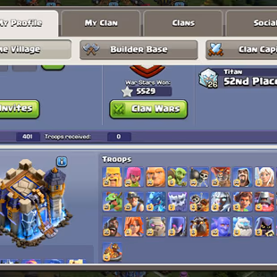 [EE71] OLD UPDATE PROFILE/WALLS MAX [TH18 MAX] 6HERO MAX || GOOD EPIC || BUILDER HUT MAX || BB MAX || RENAME FREE - Image 5