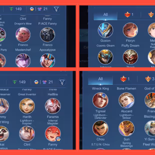 Exalted Collector5 274 Skins Max Emblems iOS Android Playable - Image 4