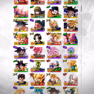 D889-IOS+Android-4 UL(SS4 Goku+Vegito Blue)+22 Legends+SS2 Gohan+Zamasu Red+Rose+Goku Black+Goku Yellow+Zamasu Zenkai - Image 7