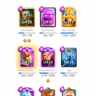 🔥KT-15 - XP LEVEL-57 | TROPHY 10756🔥| EVO-11 | MAX CARD 2| 2200 GEMS| ARENA 26 |212 CARD | POPULER EMOT COLLECTION - Image 8