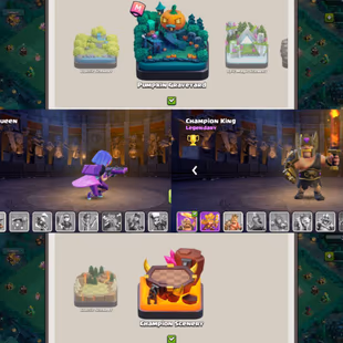 TH10 MAX//3 PAID SCENERY//CHAMPION KING LEGENDARY SKIN//WAR CHAMION SCENERY//NC FREE//MAGIC ITEMS GOOD - Image 3