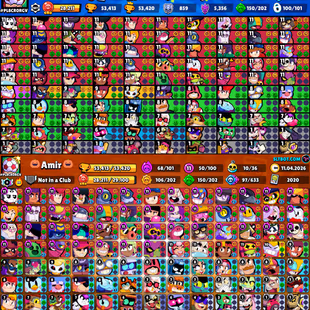 Exclusive Account | Trophy 53K | Brawler 100 Unlock | Max+Hypercharge 99 | Billing 18k | Skins Collection 307  | BEST-DE - Image 3