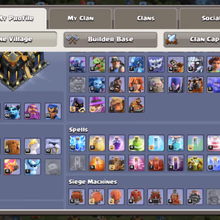 ||Xp192 Th 17 account|| 16max defense|| Good heros with 9Epic equipment|| Name change available|| 6th builder unlock|| - Image 3