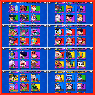 [ RARE OG SKINS ]  71K TROPHIES || 101/101 BRAWLERS || 43 MAX || 37 HYPERCHARGED || 290 PREMIUM SKINS || INSTANT  - Image 5