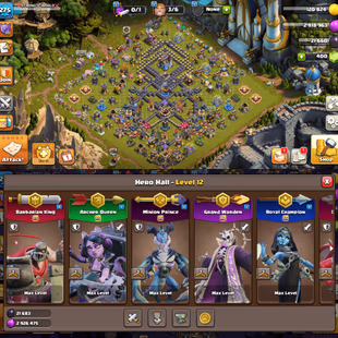 TH18 SUPER RARE 🌟 ALL HEROS MAX 🌟 ICE SET | WASTELAND SET | COSMIC SET -1 | 8x MAPS | 29 EQUIPMENTS MAX | BH10 MAX |  - Image 2