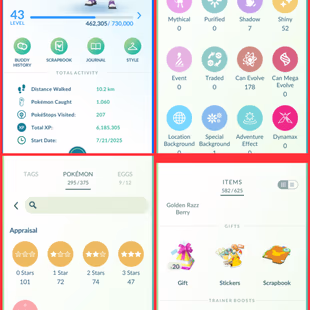 28]🎯 SHINY UXIE (LEG 51) 👹(SHINY 52) (SHINY LEG 1) (LVL 43) (YEAR 2025) (PS 375) (IS 625) (RC 170) (INSTANT DELIVERY) - Image 1