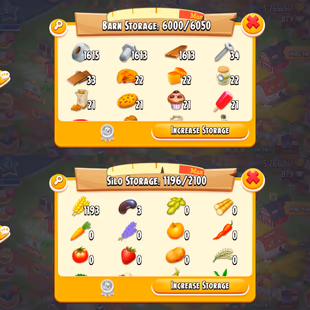 🔥6050 BARN STORAGE LEVEL 81🔥6000 BARN FILLED | SILO 1196:2100 | 879 DIAMOND | 5.7 MILLON COINS | CHECK PHOTOS| INSTANT - Image 2