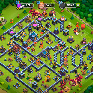 Th13 Max Walls-Defence 💎 Hero Skins 💎 Epic Equip | Cwl Medals N Magic Items | Hero's 54-62-31-33-18 | Instant Delivery - Image 2