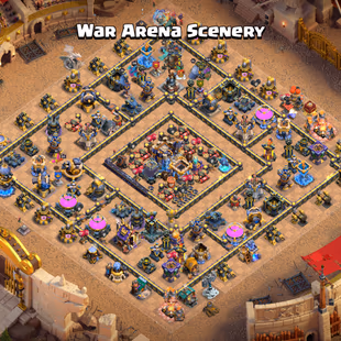 🌟BEST OFFER | TH 18 MAX DEFENCE 🌟HERO 105-105-84-80-55 | 6X EPIC EQUIPMENT MAXED | RARE WAR ARENA SCENERY | NC YES - Image 7
