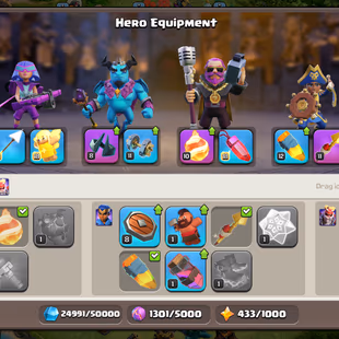 🔥1xPIRATE SCENERY TH-16 NEAR MAX🔥 HEROS 70-71-48-52-32-1 LEVEL || SUPER EPICS 3xEPICS MAX || INSTANTLY DELIVERY K- - Image 8