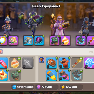 Th16 Almost Max | Hero-83-93-63-45 | Equipment-12-Epic Almost Max | XP-187 | Defence Wall Max | NC-Yes | BEST-DEAL  - Image 6